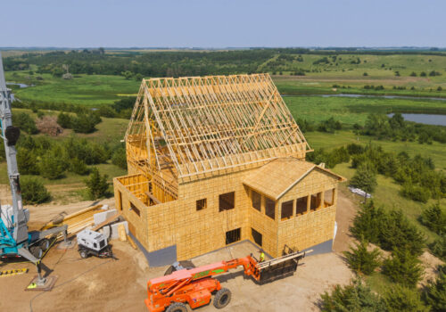 Engineered Truss Systems Residential Project in Lake Vermillion
